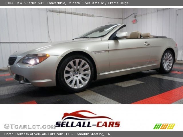 2004 BMW 6 Series 645i Convertible in Mineral Silver Metallic
