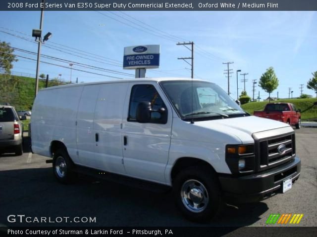 2008 Ford E Series Van E350 Super Duty Commericial Extended in Oxford White