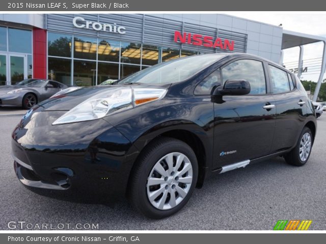 2015 Nissan LEAF S in Super Black