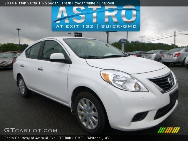 2014 Nissan Versa 1.6 S Sedan in Fresh Powder White