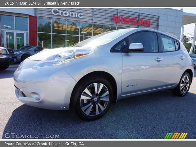 2015 Nissan LEAF S in Brilliant Silver