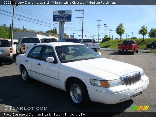 2001 Mercury Grand Marquis LS in Vibrant White Clearcoat