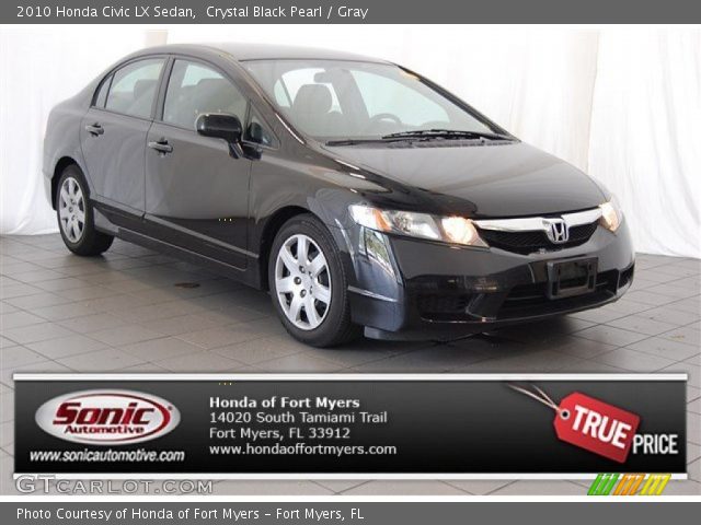 2010 Honda Civic LX Sedan in Crystal Black Pearl