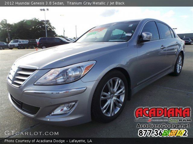 2012 Hyundai Genesis 3.8 Sedan in Titanium Gray Metallic