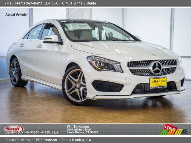 2015 Mercedes-Benz CLA 250 in Cirrus White