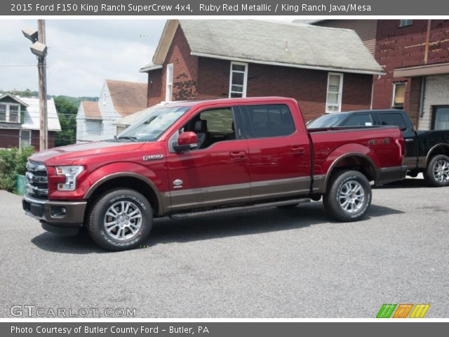 2015 Ford F150 King Ranch SuperCrew 4x4 in Ruby Red Metallic