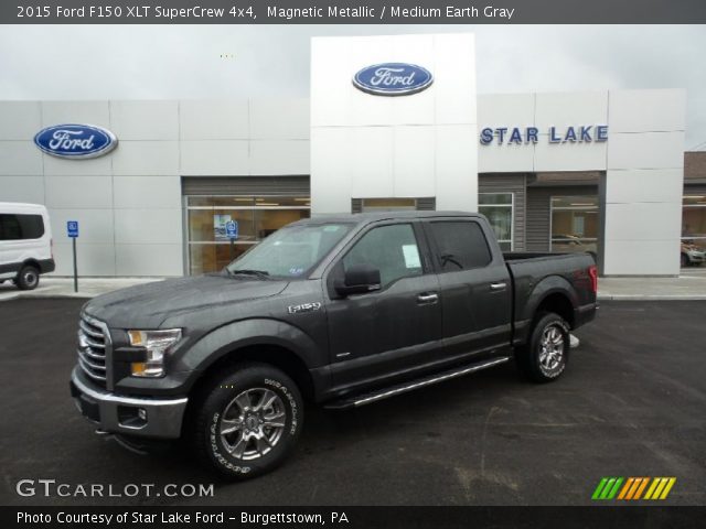 2015 Ford F150 XLT SuperCrew 4x4 in Magnetic Metallic