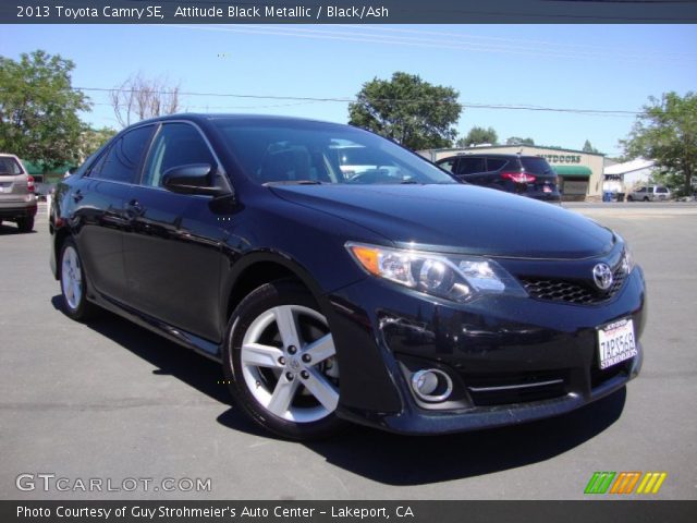 2013 Toyota Camry SE in Attitude Black Metallic