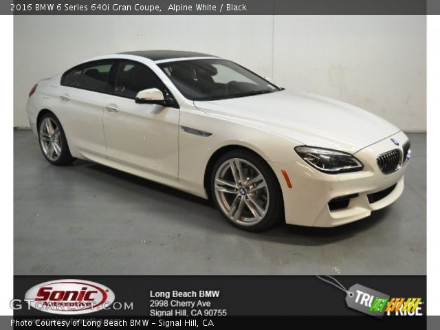 2016 BMW 6 Series 640i Gran Coupe in Alpine White