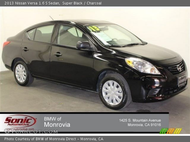 2013 Nissan Versa 1.6 S Sedan in Super Black