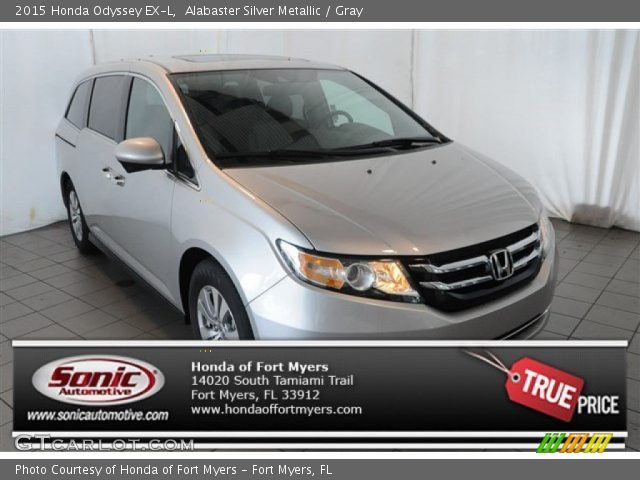 2015 Honda Odyssey EX-L in Alabaster Silver Metallic