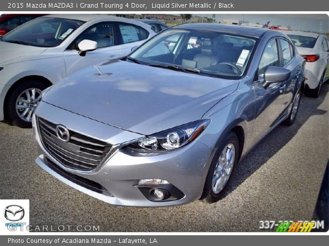 2015 Mazda MAZDA3 i Grand Touring 4 Door in Liquid Silver Metallic