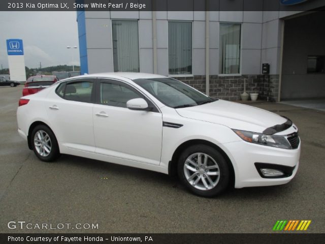 2013 Kia Optima LX in Snow White Pearl