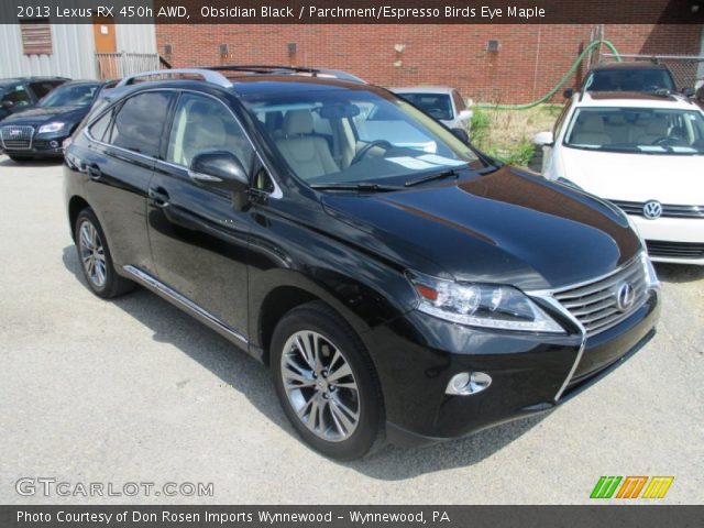 2013 Lexus RX 450h AWD in Obsidian Black