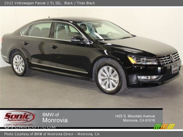 2012 Volkswagen Passat 2.5L SEL in Black