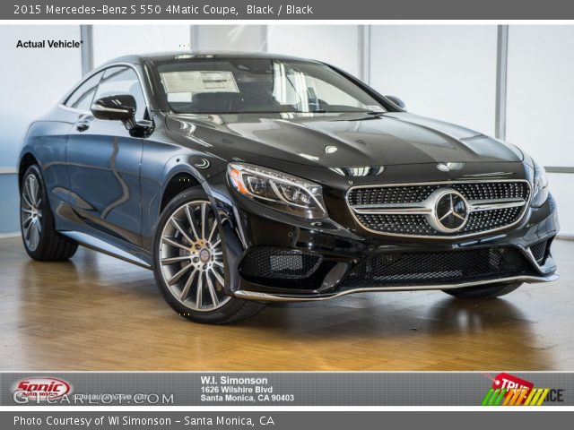 2015 Mercedes-Benz S 550 4Matic Coupe in Black