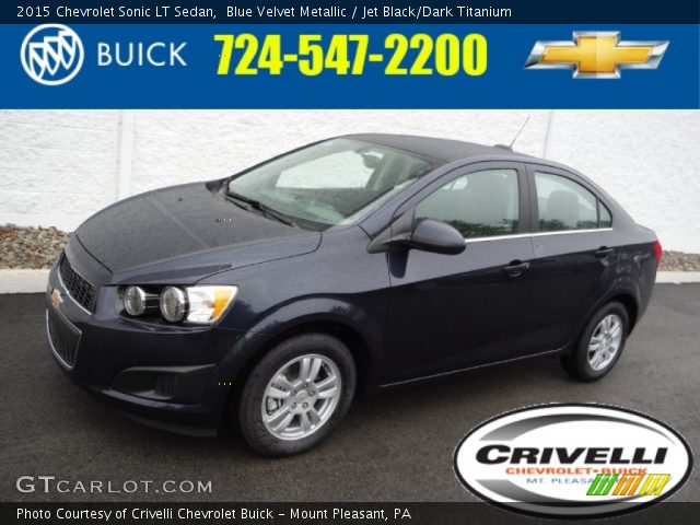 2015 Chevrolet Sonic LT Sedan in Blue Velvet Metallic