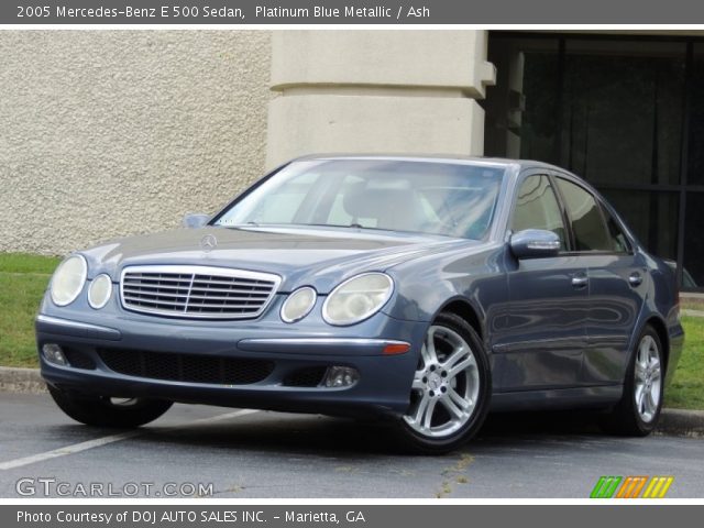 2005 Mercedes-Benz E 500 Sedan in Platinum Blue Metallic