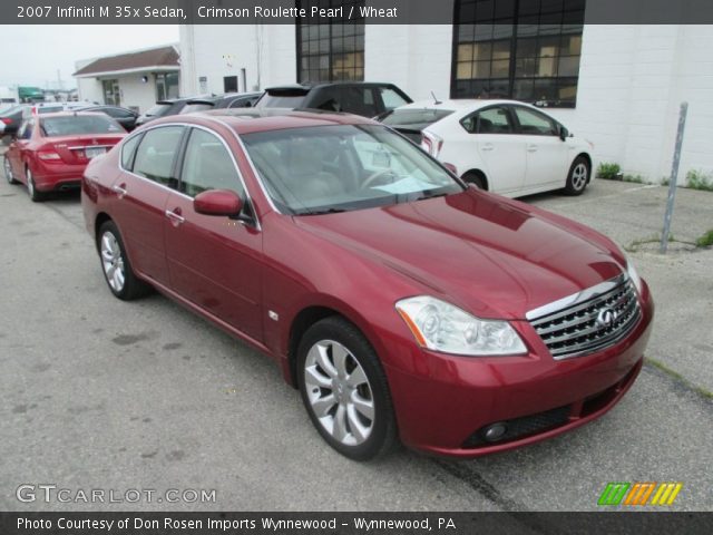 2007 Infiniti M 35x Sedan in Crimson Roulette Pearl