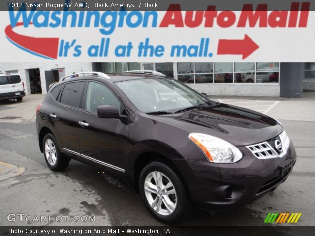 2012 Nissan Rogue SV AWD in Black Amethyst