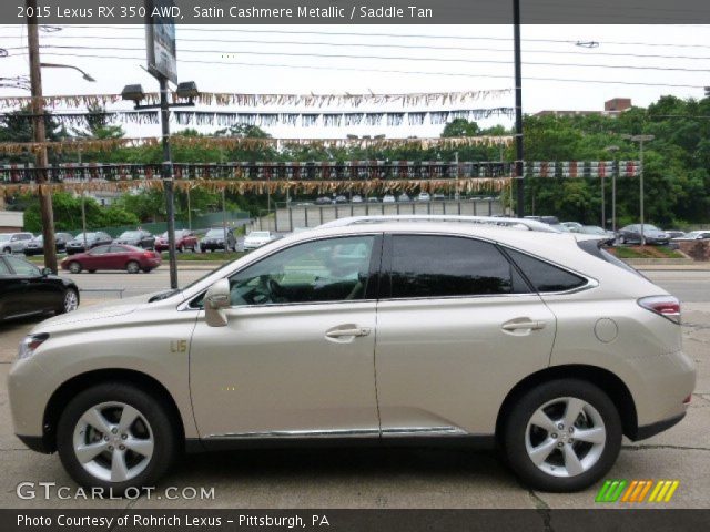 2015 Lexus RX 350 AWD in Satin Cashmere Metallic