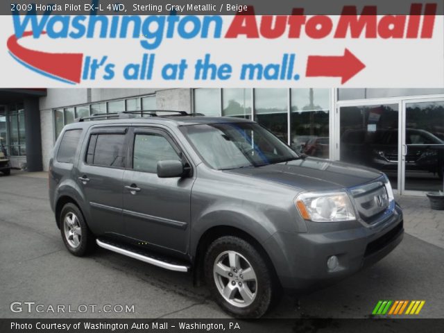 2009 Honda Pilot EX-L 4WD in Sterling Gray Metallic