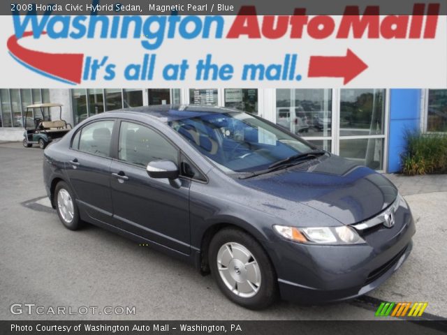 2008 Honda Civic Hybrid Sedan in Magnetic Pearl