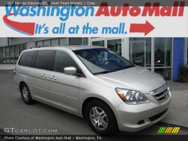 2007 Honda Odyssey EX in Silver Pearl Metallic