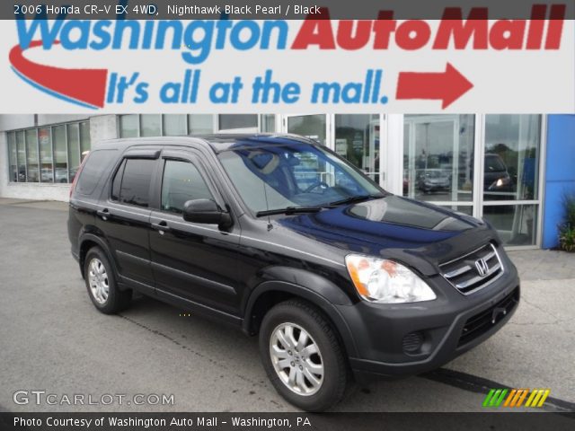 2006 Honda CR-V EX 4WD in Nighthawk Black Pearl