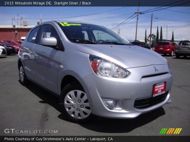 2015 Mitsubishi Mirage DE in Starlight Silver