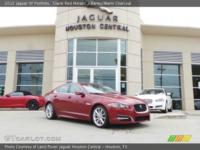 2012 Jaguar XF Portfolio in Claret Red Metallic