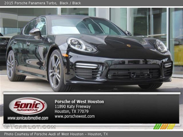 2015 Porsche Panamera Turbo in Black