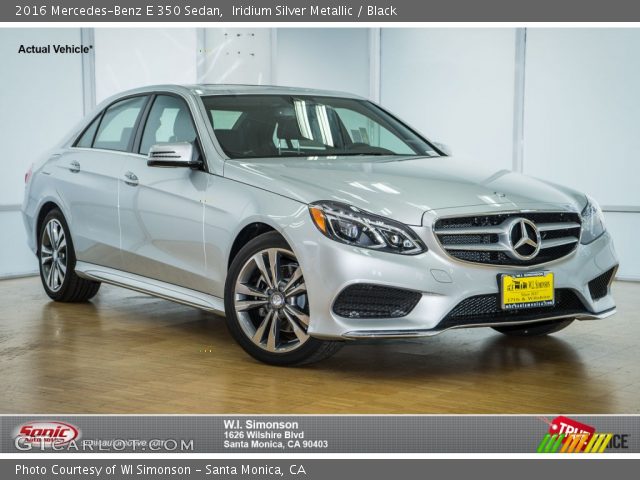 2016 Mercedes-Benz E 350 Sedan in Iridium Silver Metallic