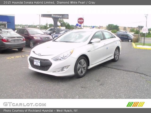 2015 Hyundai Sonata Hybrid Limited in Diamond White Pearl