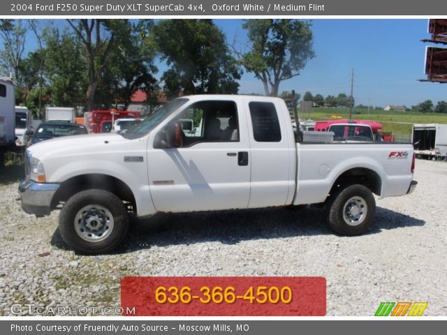 2004 Ford F250 Super Duty XLT SuperCab 4x4 in Oxford White