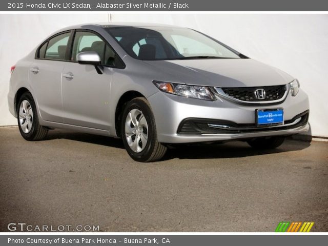 2015 Honda Civic LX Sedan in Alabaster Silver Metallic