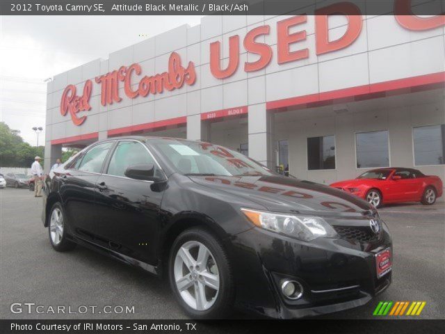 2012 Toyota Camry SE in Attitude Black Metallic