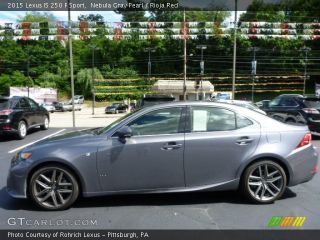 Nebula Gray Pearl 2015 Lexus Is 250 F Sport Rioja Red