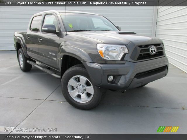 2015 Toyota Tacoma V6 PreRunner Double Cab in Magnetic Gray Metallic
