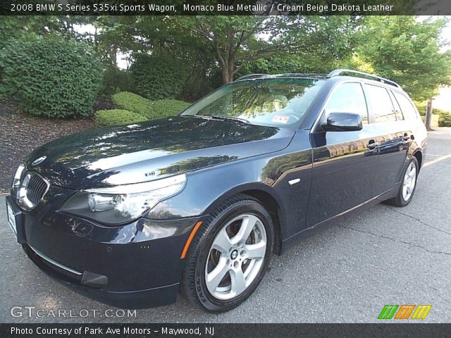 2008 BMW 5 Series 535xi Sports Wagon in Monaco Blue Metallic
