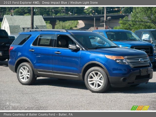 2015 Ford Explorer 4WD in Deep Impact Blue
