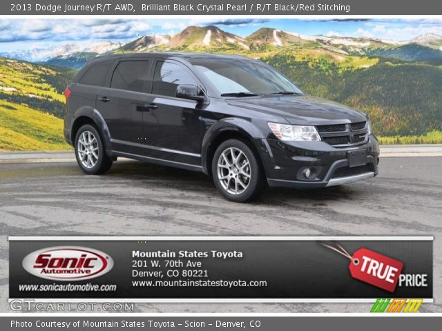 2013 Dodge Journey R/T AWD in Brilliant Black Crystal Pearl