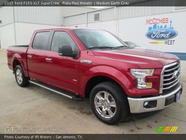 2015 Ford F150 XLT SuperCrew in Ruby Red Metallic