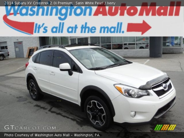 2014 Subaru XV Crosstrek 2.0i Premium in Satin White Pearl