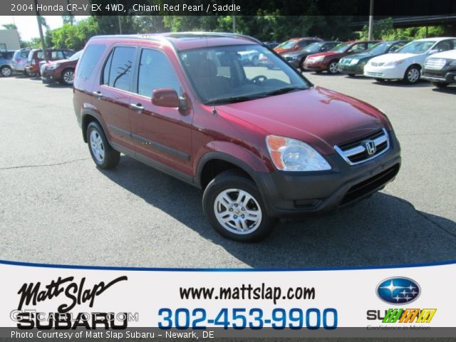 2004 Honda CR-V EX 4WD in Chianti Red Pearl
