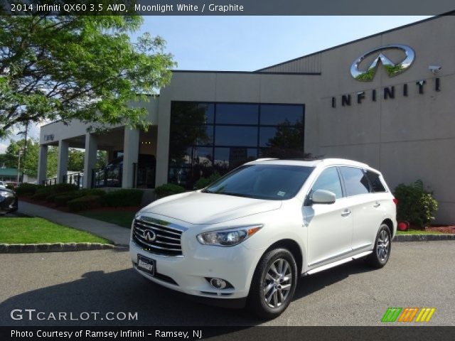 2014 Infiniti QX60 3.5 AWD in Moonlight White