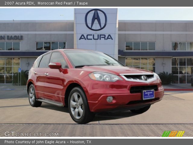 2007 Acura RDX  in Moroccan Red Pearl