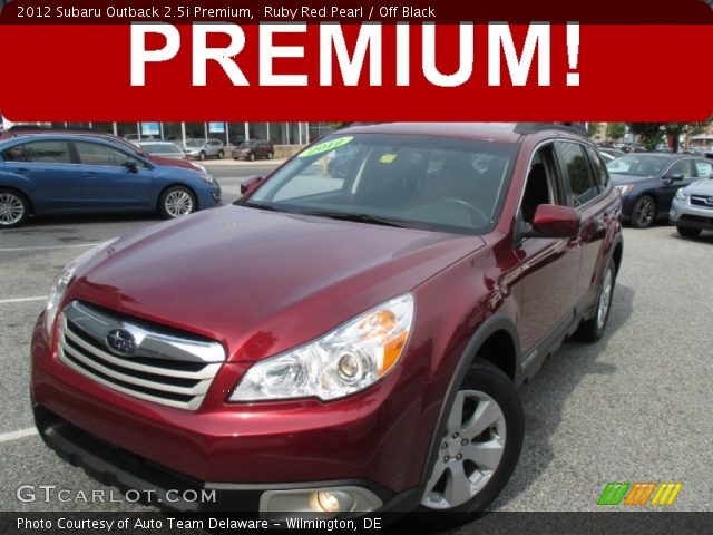 2012 Subaru Outback 2.5i Premium in Ruby Red Pearl