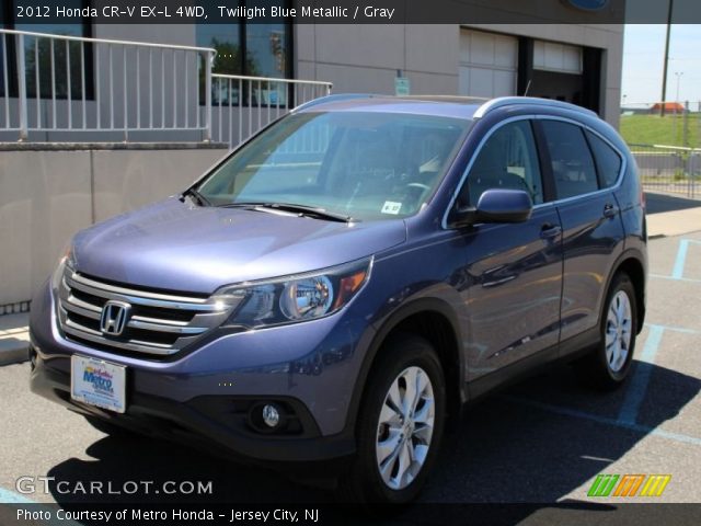 2012 Honda CR-V EX-L 4WD in Twilight Blue Metallic
