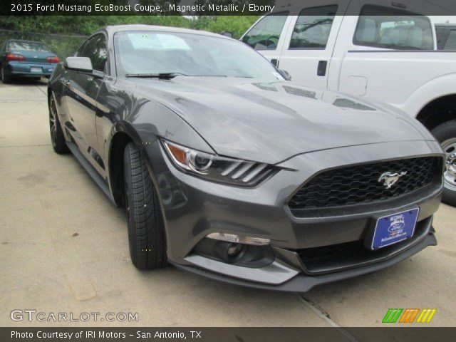 2015 Ford Mustang EcoBoost Coupe in Magnetic Metallic